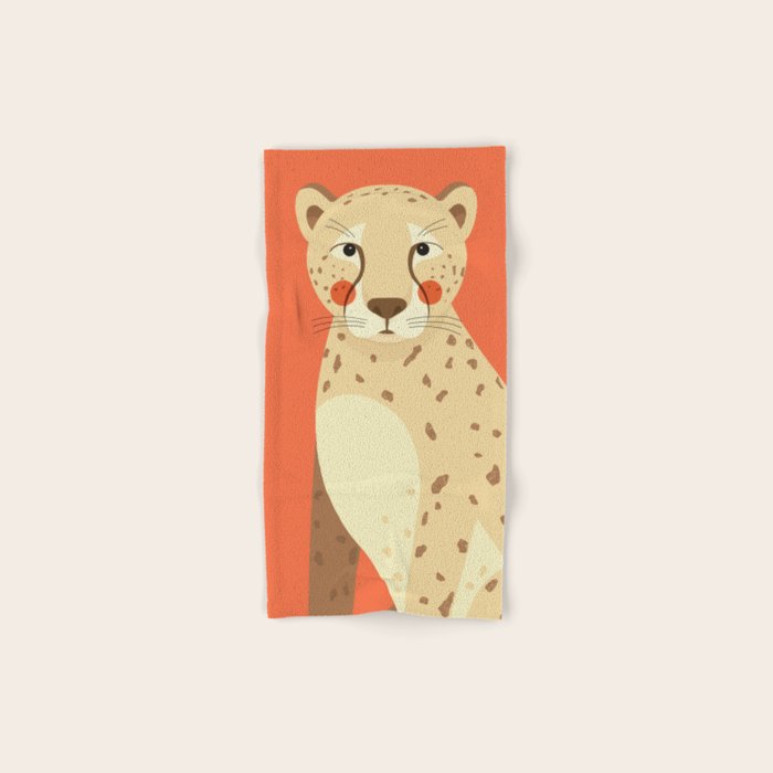Cheetah, Animal Portrait Bath Towel Gallery Image 1