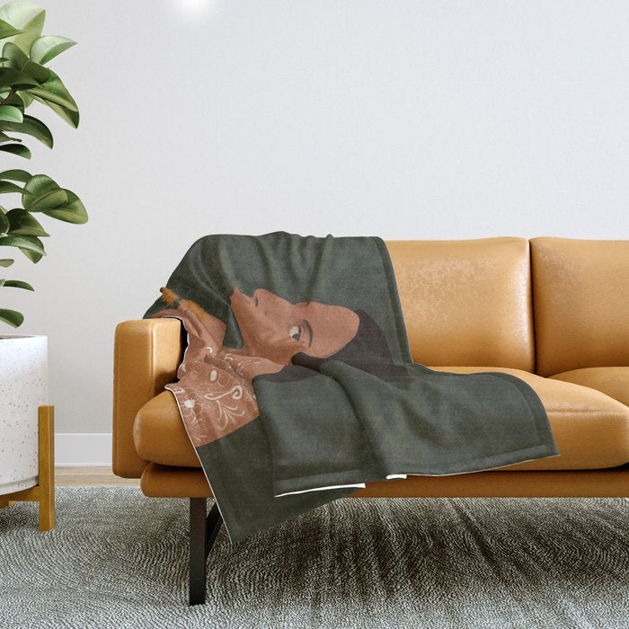 Un million de primaveras Throw Blanket Gallery Image 1