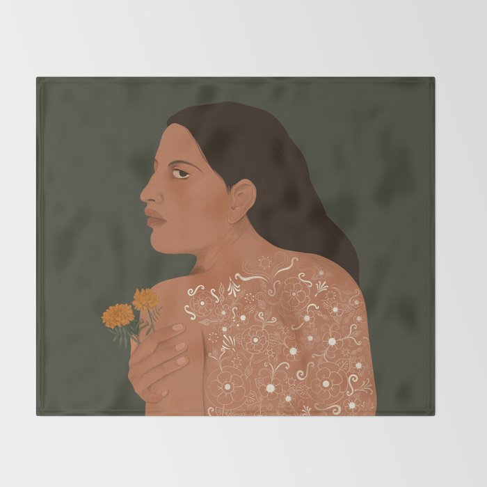 Un million de primaveras Throw Blanket Gallery Image 2