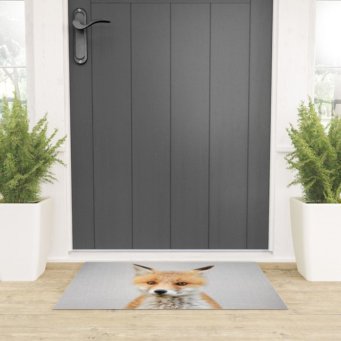 Baby Fox - Colorful Welcome Mat Gallery Image 3