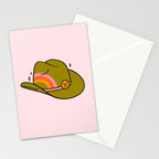 Taurus Cowboy Hat Stationery Card Gallery Image 2