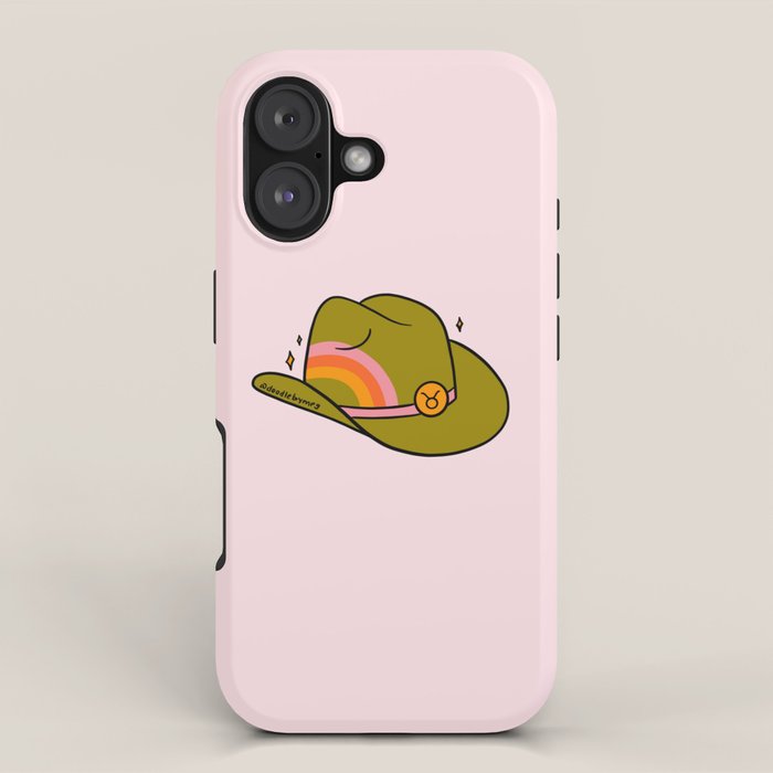 Taurus Cowboy Hat iPhone Case Gallery Image 1
