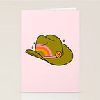 Taurus Cowboy Hat Stationery Card Gallery Image 2