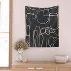 Lines in Space Wall Tapestry Gallery Image 2