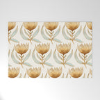Bohemian Sunflower Pattern Welcome Mat Gallery Image 1