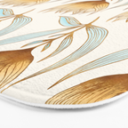Bohemian Sunflower Pattern Bath Mat Gallery Image 3