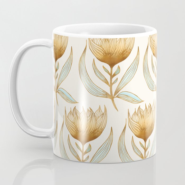 Bohemian Sunflower Pattern Coffee Mug Gallery Image 3
