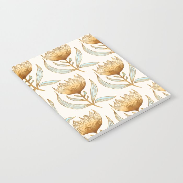 Bohemian Sunflower Pattern Notebook Gallery Image 2