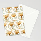 Bohemian Sunflower Pattern Stationery Card Gallery Image 2