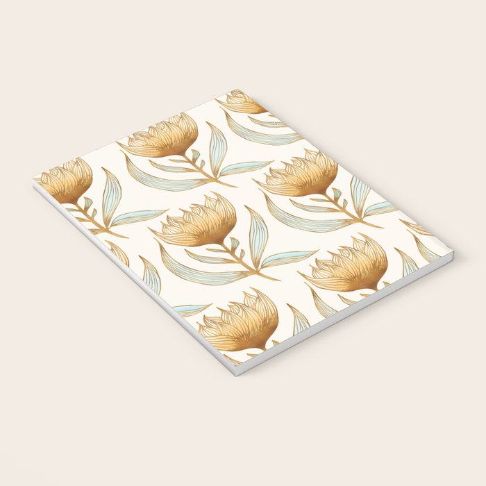 Bohemian Sunflower Pattern Notebook Gallery Image 3