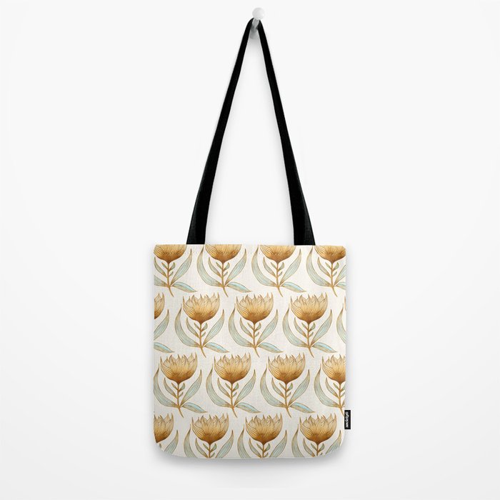 Bohemian Sunflower Pattern Tote Bag Gallery Image 2