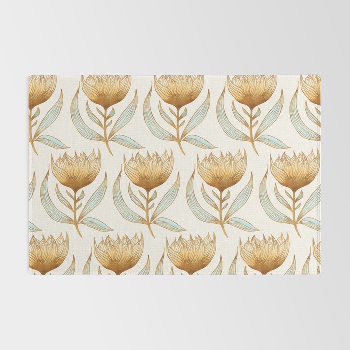 Bohemian Sunflower Pattern Rug Gallery Image 2