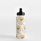 Bohemian Sunflower Pattern Water Bottle Gallery Image 2