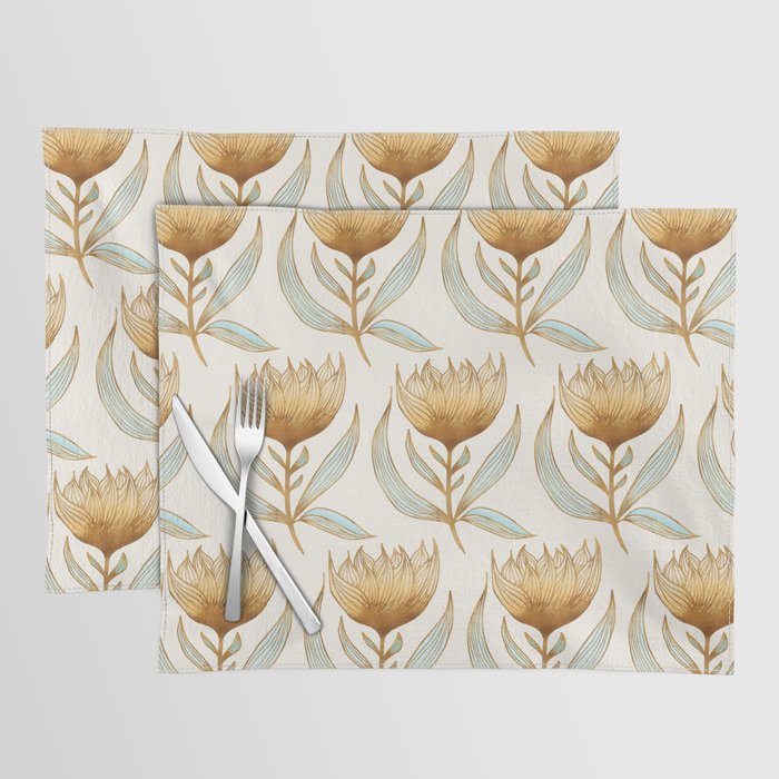 Bohemian Sunflower Pattern Placemat Gallery Image 1