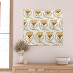 Bohemian Sunflower Pattern Wall Tapestry Gallery Image 2