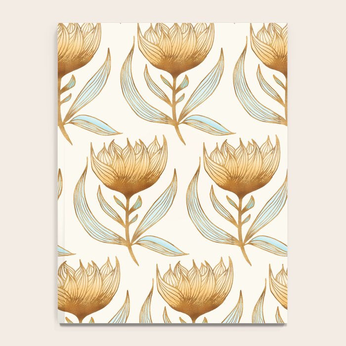Bohemian Sunflower Pattern Notebook Gallery Image 4