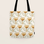 Bohemian Sunflower Pattern Tote Bag Gallery Image 1