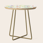 Pasta in Primary Colors  Side Table Gallery Image 1