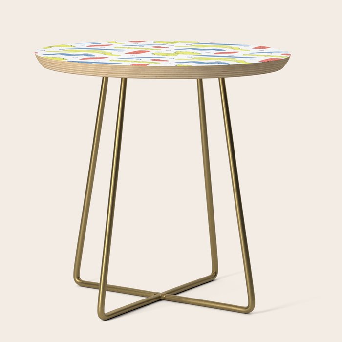 Pasta in Primary Colors  Side Table Gallery Image 1