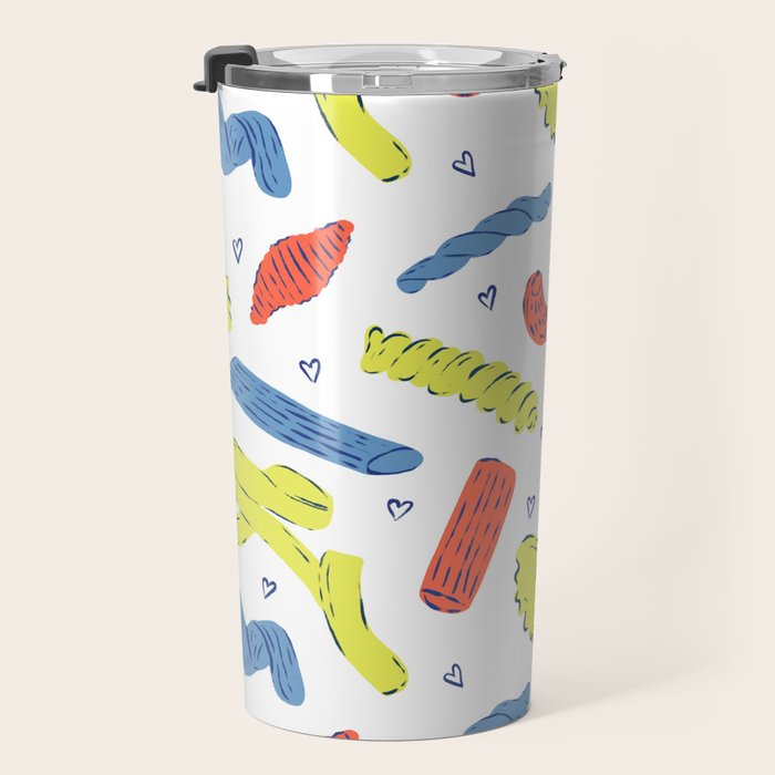 Pasta in Primary Colors  Travel Mug Gallery Image 3