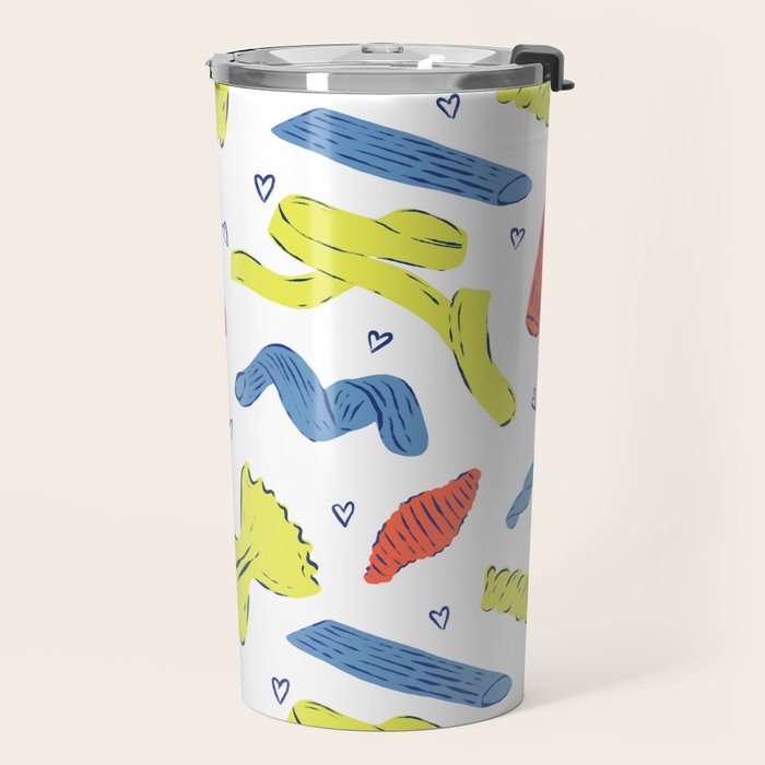 Pasta in Primary Colors  Travel Mug Gallery Image 2