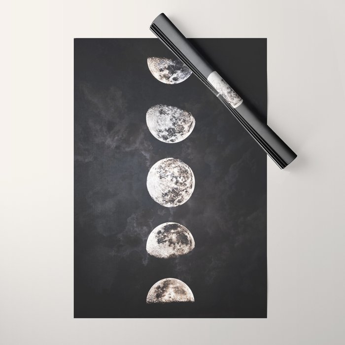 Mistery Moon Wrapping Paper Gallery Image 1
