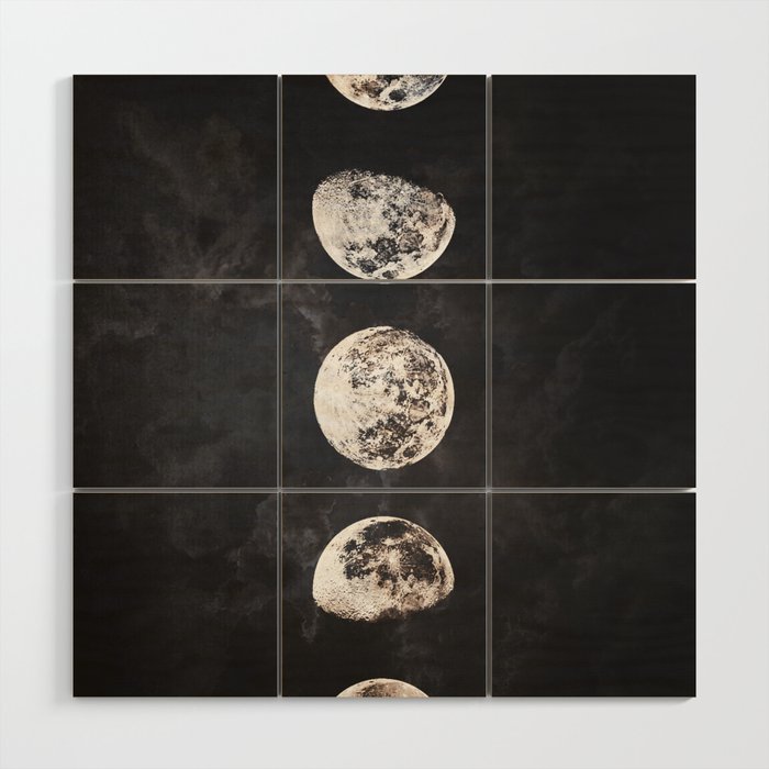 Mistery Moon Wood Wall Art Gallery Image 1