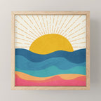 Sea Sunrise Mini Art Print Gallery Image 1