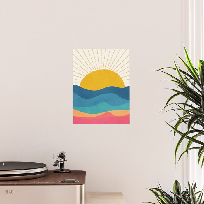 Sea Sunrise Poster Gallery Image 2