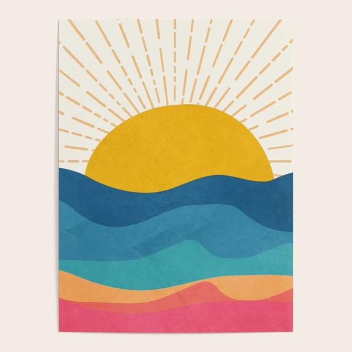 Sea Sunrise Poster Gallery Image 4