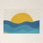 Sea Sunrise Welcome Mat Gallery Image 1