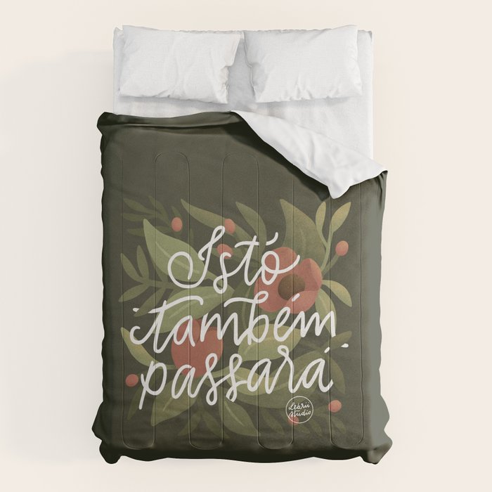 This too shall pass - Lettering Phrase Comforter Gallery Image 6