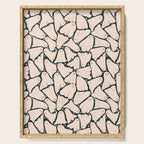 Little ghosts and flowers halloween pattern Serving Tray Gallery Image 1