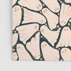 Little ghosts and flowers halloween pattern Poster Gallery Image 3