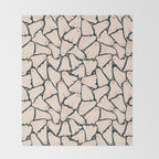 Little ghosts and flowers halloween pattern Throw Blanket Gallery Image 2