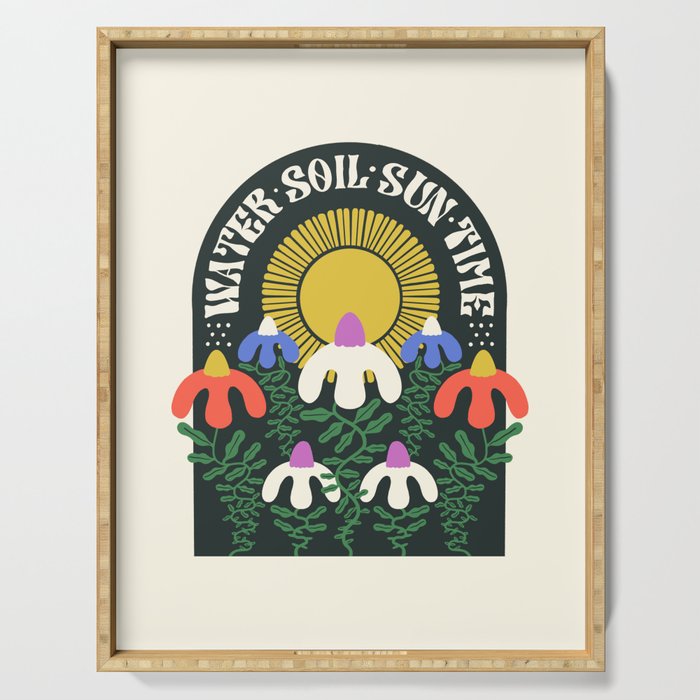 Growing Takes Time Serving Tray Gallery Image 1