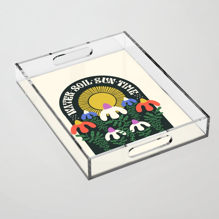 Growing Takes Time Acrylic Tray Gallery Image 1