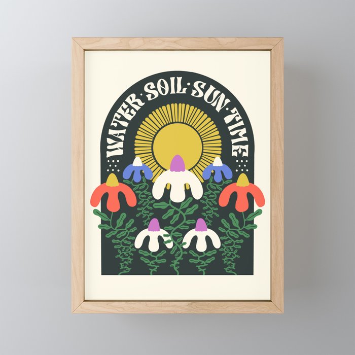 Growing Takes Time Mini Art Print Gallery Image 1