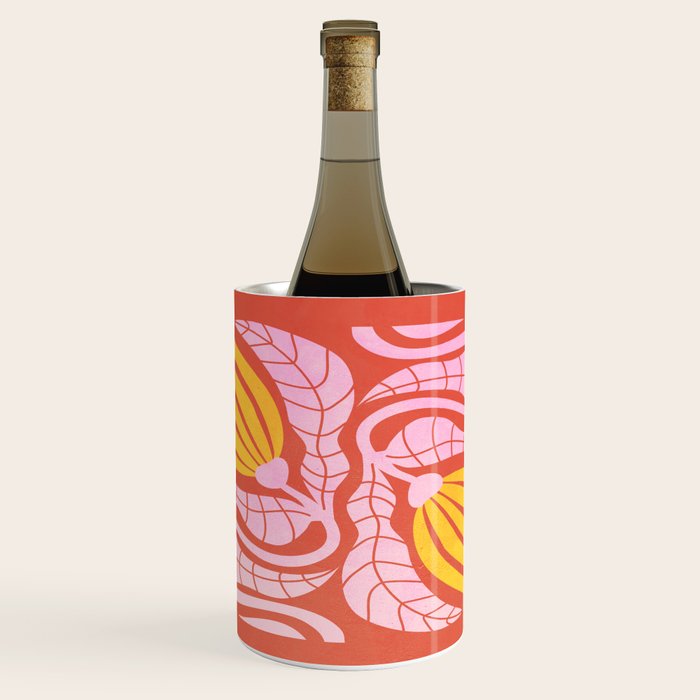 Sunglow & Cotton Candy: Les Fleurs | Flower Market Color Series 05 Wine Chiller Gallery Image 1