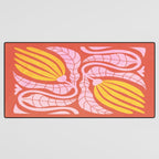 Sunglow & Cotton Candy: Les Fleurs | Flower Market Color Series 05 Desk Mat Gallery Image 3
