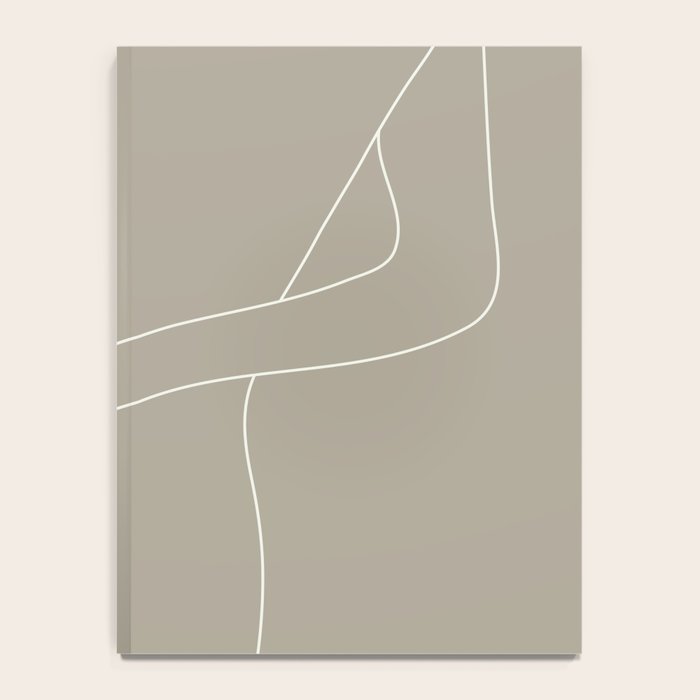Minimal Line Art Woman Figure III Notebook Gallery Image 4