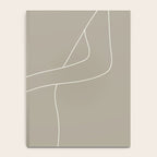 Minimal Line Art Woman Figure III Notebook Gallery Image 4