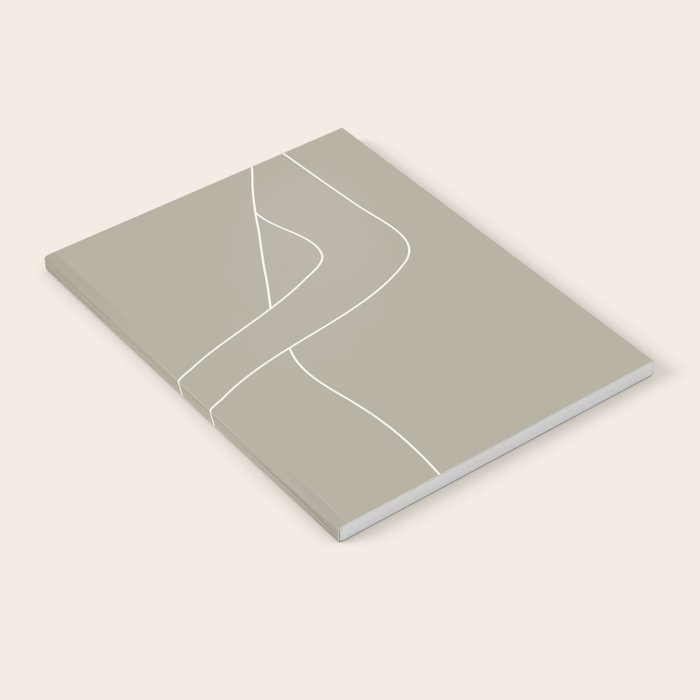 Minimal Line Art Woman Figure III Notebook Gallery Image 2