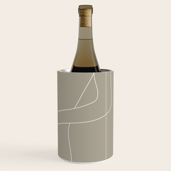 Minimal Line Art Woman Figure III Wine Chiller Gallery Image 3