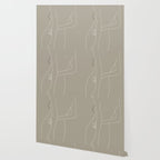 Minimal Line Art Woman Figure III Wallpaper Gallery Image 2