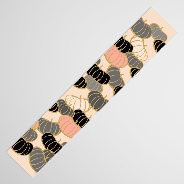 Retro Pumpkin Pattern 1 Table Runner Gallery Image 3