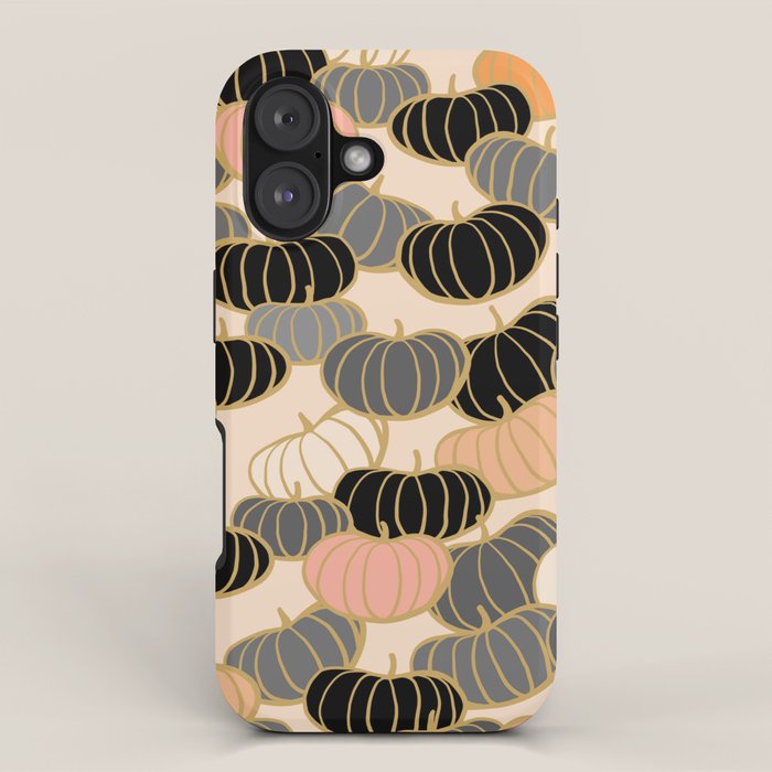 Retro Pumpkin Pattern 1 iPhone Case Gallery Image 1