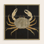 Minimalist Crab 2 Wood Wall Art Gallery Image 1
