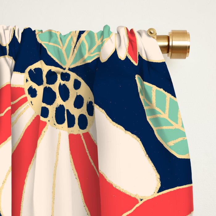 Botany pattern Window Curtain Gallery Image 2