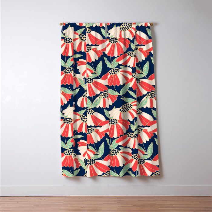 Botany pattern Window Curtain Gallery Image 3